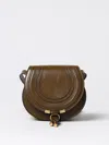 Chloé Small Marcie Saddle Bag In 暗色