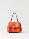 Chloé Chloe Mini Penelope Soft Shoulder Bag In Orange