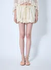 Chloé Mini Balloon Shorts In White