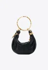 Chloé Bracelet Embellished Textured-leather Tote