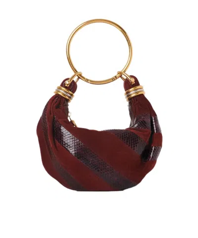 Chloé Mini Bracelet Hobo Bag In Brown
