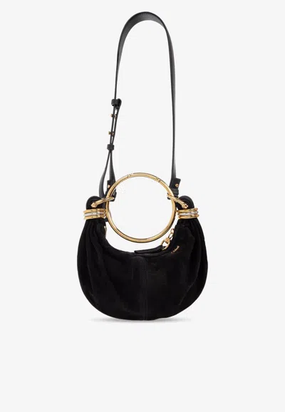 Chloé Mini Bracelet Suede Hobo Bag