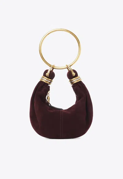 Chloé Mini Bracelet Suede Hobo Bag