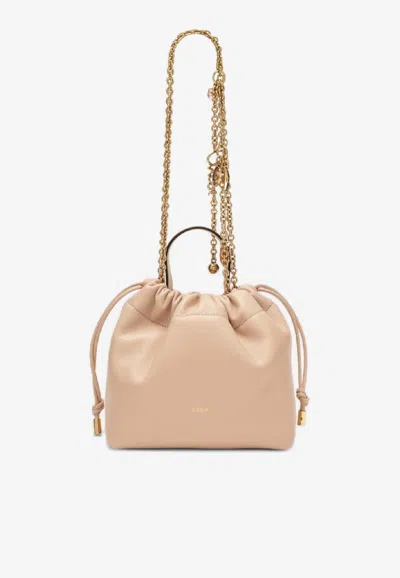 CHLOÉ MINI CHAIN LEATHER SHOULDER BAG
