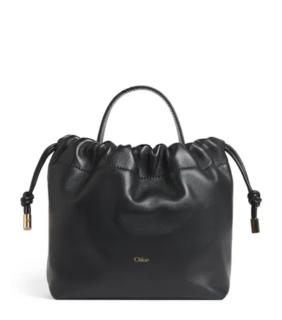 Chloé Mini  Icons Shoulder Bag In Black