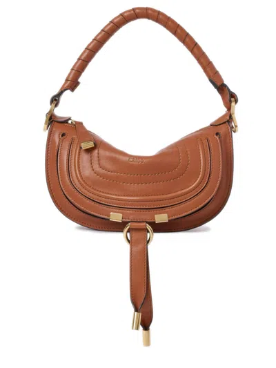 Chloé Mini Designer Phone Bag - Height 15 Cm, Width 25 Cm In Brown