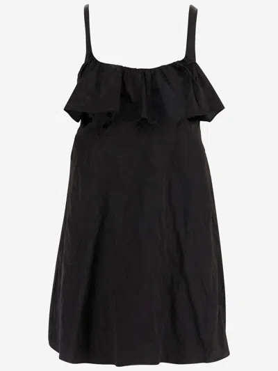 CHLOÉ MINI DRESS IN TECHNICAL SATIN