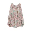 Chloé Printed Crepe Mini Dress In Multi