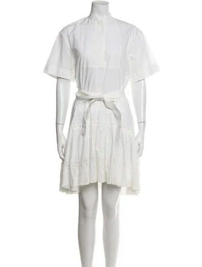 Pre-owned Chloé Mini Dress In White