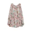 Chloé Printed Crepe Mini Dress In Multi