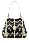 Chloé Embroidered Wool Small Penelope Handbag In Printed