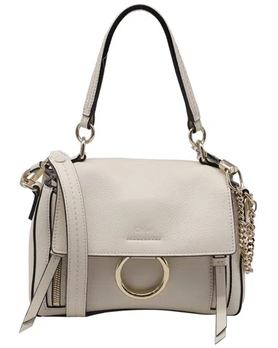 Chloé Mini Faye Day Shoulder Bag (authentic Pre-loved) In Neutral