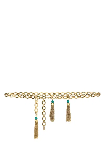 Chloé Mini Gold Metal Belt For Women