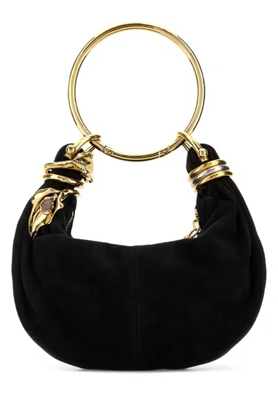 Chloé Chloe Mini Hobo Bag In Black