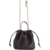 Chloé Mini Icons Leather Shoulder Bag In Purple