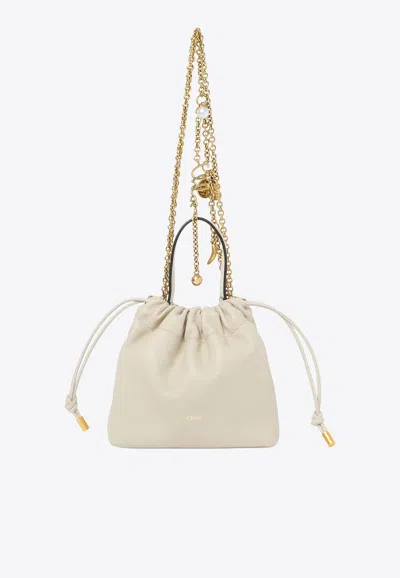 Chloé Mini Icons Shoulder Bag In Neutral