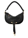 Chloé Mini Marcie Shoulder Bag In Soft Leather In Red
