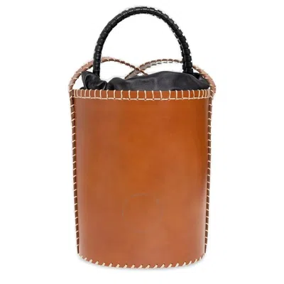 Chloé Chloe Mini Louela Bucket Bag In Brown