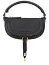 Chloé Mini Marcie Shoulder Bag In Soft Leather In Black