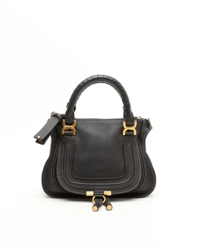 Chloé Mini Marcie Bag In Black