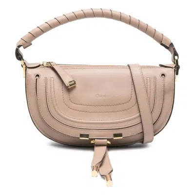 Chloé Chloe Mini Marcie Shoulder Bag In Soft Leather