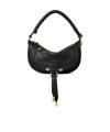 Chloé Mini Marcie Shoulder Bag In Soft Leather In Black