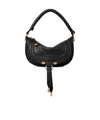 Chloé Mini Marcie Shoulder Bag In Soft Leather In Black