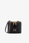 Chloé Mini Marcie Vanity Bag With Chain In Black
