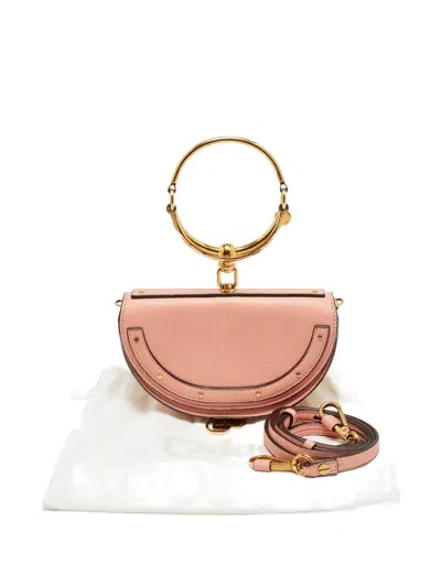 Pre-owned Chloé Mini Nile Crossbody Bag In Pink
