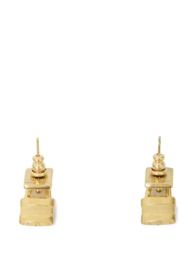 Chloé Mini Paddington Earrings In White