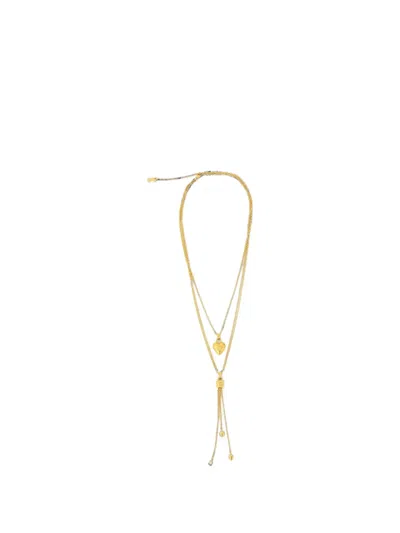 Chloé Mini Paddington Necklace In Gold