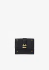 Chloé Mini Paddington Tri-fold Wallet In Black