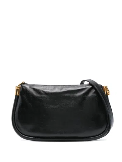 Chloé Womens Paraty Leather Cross-body Bag Black