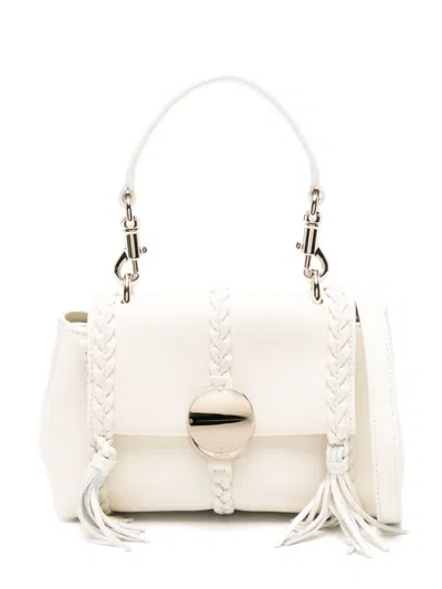Chloé Penelope Mini Shoulder Bag In Neutrals