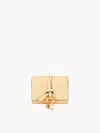 Chloé Alphabet Tri-fold Wallet In Brown