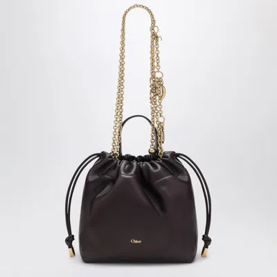 Chloé Mini Purple Shoulder Bag With Chain