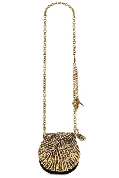 Chloé Mini Shell Flap Bag In Black