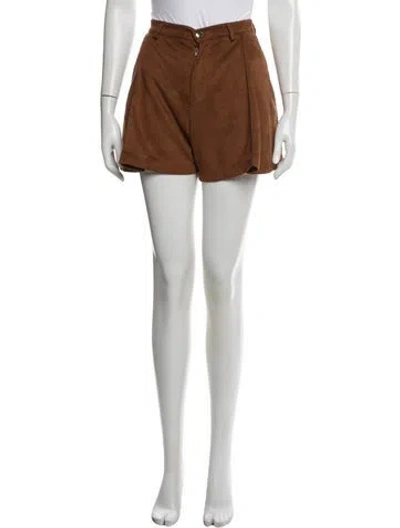 Pre-owned Chloé Mini Shorts In Brown