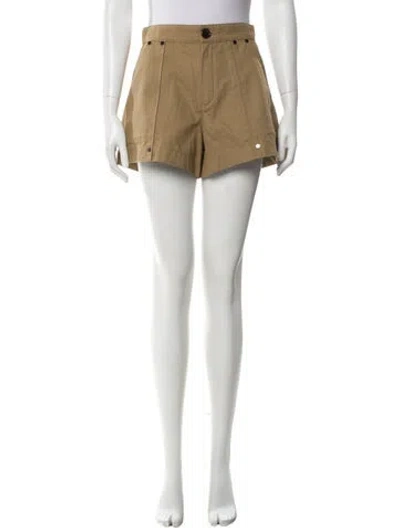 Pre-owned Chloé Mini Shorts In Brown
