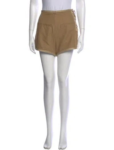Pre-owned Chloé Mini Shorts In Brown