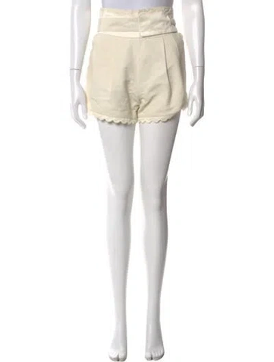 Pre-owned Chloé Mini Shorts In Neutral