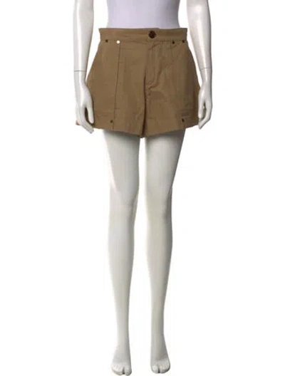 Pre-owned Chloé Mini Shorts In Neutral