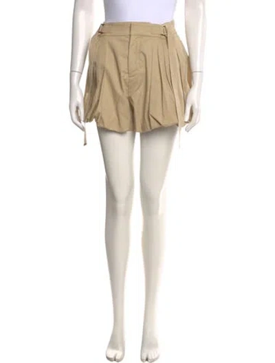 Pre-owned Chloé Mini Shorts In Neutral