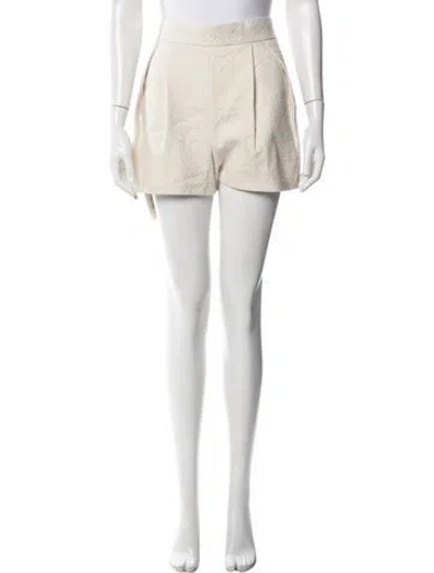 Pre-owned Chloé Mini Shorts In Neutrals