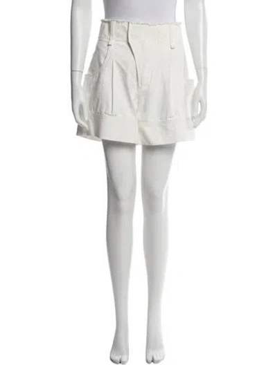Pre-owned Chloé Mini Shorts In White