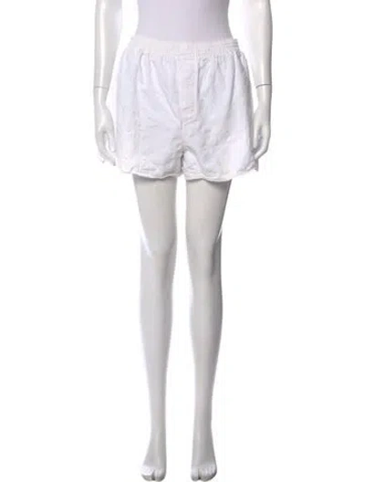 Pre-owned Chloé Mini Shorts In White