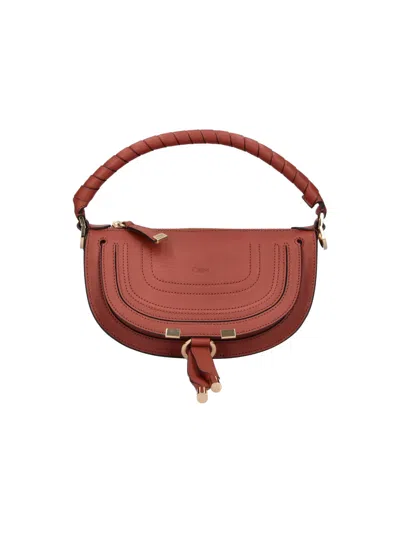 Chloé Mini Shoulder Bag "marcie" In Brown
