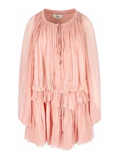 CHLOÉ MINI SILK DRESS