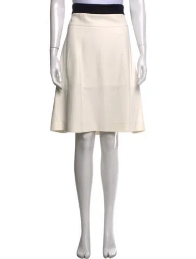 Pre-owned Chloé Mini Skirt In Black/white