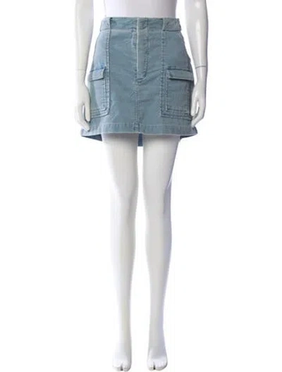 Pre-owned Chloé Mini Skirt In Blue